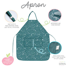 Load image into Gallery viewer, Neutral Foodie Apron - fits sizes youth small through adult 2XL