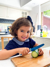 Load image into Gallery viewer, KiddiKutter Children Knife (Blue) Mama Yay! KiddiKutter Children Knives Default Title Bib Bapron BapronBaby BLW Baby Led Weaning Toddler Feeding