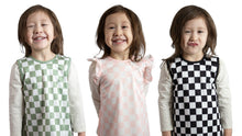 Load image into Gallery viewer, Pretty Pink Checkerboard Flutter Bapron
