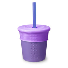 Load image into Gallery viewer, Stretchy Universal Silicone Lid Straw Cup 8oz