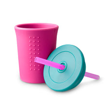Load image into Gallery viewer, Toddler Straw Cup 12oz Mama Yay! Straw Cup Sea/Banana Bib Bapron BapronBaby BLW Baby Led Weaning Toddler Feeding