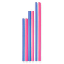 Load image into Gallery viewer, Reusable Silicone Straw Family Pack Mama Yay! Straws Default Title Bib Bapron BapronBaby BLW Baby Led Weaning Toddler Feeding