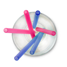 Load image into Gallery viewer, Reusable Silicone Straw Family Pack Mama Yay! Straws Default Title Bib Bapron BapronBaby BLW Baby Led Weaning Toddler Feeding