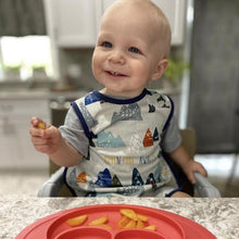 Load image into Gallery viewer, Adventure Awaits Bapron Mama Yay! Bapron Toddler (6m - 3T),Preschool (3-5 yrs) Bib Bapron BapronBaby BLW Baby Led Weaning Toddler Feeding