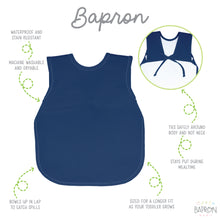 Load image into Gallery viewer, Navy Blue Minimalist Bapron