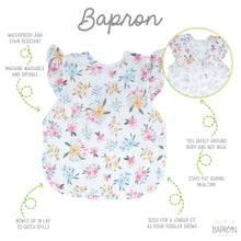 Load image into Gallery viewer, Pastel Floral Flutter Bapron