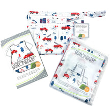 Load image into Gallery viewer, Be Brave - Firefighter - Waterproof Wet Bag (For mealtime, on-the-go, and more!) Mama Yay! Wet Bags Default Title Bib Bapron BapronBaby BLW Baby Led Weaning Toddler Feeding