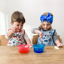 Load image into Gallery viewer, Be Brave - Firefighter Bapron Mama Yay! Bapron Toddler (6m - 3T),Preschool (3-5 yrs) Bib Bapron BapronBaby BLW Baby Led Weaning Toddler Feeding