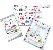 Load image into Gallery viewer, Be Brave - Firefighter Splash Mat - A Waterproof Catch-All for Highchair Spills and More! Mama Yay Splash Mats Default Title Bib Bapron BapronBaby BLW Baby Led Weaning Toddler Feeding
