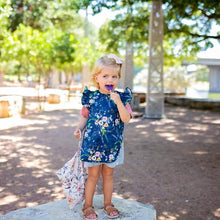 Load image into Gallery viewer, Boho Floral Flutter Bapron