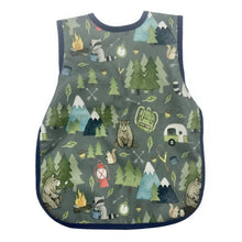 Load image into Gallery viewer, Camping Bears Bapron Mama Yay! Bapron Toddler (6m - 3T),Preschool (3-5 Yrs) Bib Bapron BapronBaby BLW Baby Led Weaning Toddler Feeding