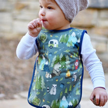 Load image into Gallery viewer, Camping Bears Bapron Mama Yay! Bapron Toddler (6m - 3T),Preschool (3-5 Yrs) Bib Bapron BapronBaby BLW Baby Led Weaning Toddler Feeding