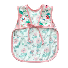 Load image into Gallery viewer, Pink Floral Caterpillar Bapron - from the World of Eric Carle Mama Yay! Bapron Toddler (6m - 3T),Preschool (3-5 yrs) Bib Bapron BapronBaby BLW Baby Led Weaning Toddler Feeding