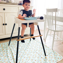 Load image into Gallery viewer, Cookies and Milk Splash Mat - A Waterproof Catch-All for Highchair Spills Mama Yay Splash Mats Default Title Bib Bapron BapronBaby BLW Baby Led Weaning Toddler Feeding
