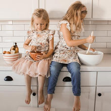 Load image into Gallery viewer, Delilah Floral Apron - fits sizes youth small through adult 2XL