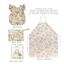 Load image into Gallery viewer, Delilah Floral Apron - fits sizes youth small through adult 2XL