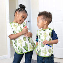 Load image into Gallery viewer, Desert Cactus Bapron Mama Yay! Bapron Toddler (6m - 3T),Preschool (3-5 Yrs) Bib Bapron BapronBaby BLW Baby Led Weaning Toddler Feeding
