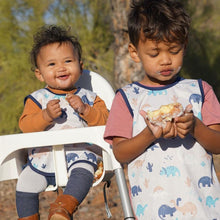 Load image into Gallery viewer, Desert Dinos Bapron Mama Yay! Bapron Toddler (6m - 3T),Preschool (3-5 yrs) Bib Bapron BapronBaby BLW Baby Led Weaning Toddler Feeding