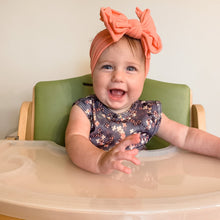 Load image into Gallery viewer, Ditsy Floral Bapron Mama Yay! Bapron Toddler (6m - 3T),Preschool (3-5 yrs) Bib Bapron BapronBaby BLW Baby Led Weaning Toddler Feeding