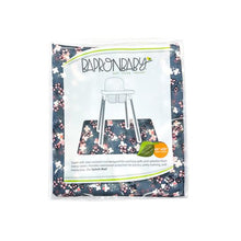 Load image into Gallery viewer, Ditsy Floral Splash Mat - A Waterproof Catch-All for Highchair Spills and More! Mama Yay Splash Mats Default Title Bib Bapron BapronBaby BLW Baby Led Weaning Toddler Feeding
