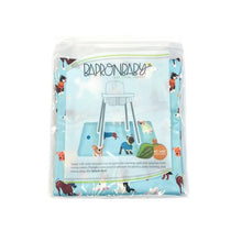 Load image into Gallery viewer, Dog Dress Up Splash Mat - A Waterproof Catch-All for Highchair Spills and More!