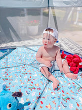 Load image into Gallery viewer, Dog Dress Up Splash Mat - A Waterproof Catch-All for Highchair Spills and More!