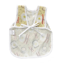 Load image into Gallery viewer, Bacon and Eggs Bapron Mama Yay! Bapron Toddler (6m - 3T),Preschool (3-5 Yrs) Bib Bapron BapronBaby BLW Baby Led Weaning Toddler Feeding
