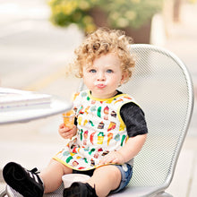 Load image into Gallery viewer, Food Parade Bapron - from the World of Eric Carle Mama Yay! Bapron Toddler (6m - 3T),Preschool (3-5 yrs) Bib Bapron BapronBaby BLW Baby Led Weaning Toddler Feeding
