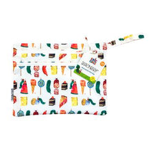 Load image into Gallery viewer, Food Parade - Waterproof Wet Bag (For mealtime, on-the-go, and more!) Mama Yay! Wet Bags Default Title Bib Bapron BapronBaby BLW Baby Led Weaning Toddler Feeding
