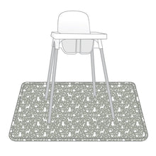 Load image into Gallery viewer, Forest Friends Splash Mat - A Waterproof Catch-All for Highchair Spills and More!