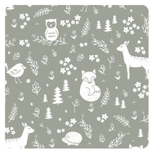 Load image into Gallery viewer, Forest Friends Splash Mat - A Waterproof Catch-All for Highchair Spills and More!