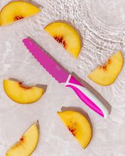 Load image into Gallery viewer, KiddiKutter Children Knife (Pink) Mama Yay! KiddiKutter Children Knives Default Title Bib Bapron BapronBaby BLW Baby Led Weaning Toddler Feeding