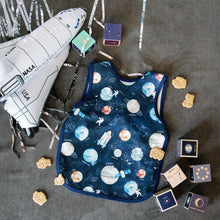 Load image into Gallery viewer, Outer Space Bapron Mama Yay! Bapron Toddler (6m - 3T),Preschool (3-5 yrs) Bib Bapron BapronBaby BLW Baby Led Weaning Toddler Feeding