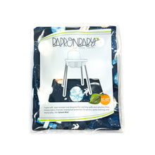 Load image into Gallery viewer, Outer Space Splash Mat - A Waterproof Catch-All for Highchair Spills and More! Mama Yay Splash Mats Default Title Bib Bapron BapronBaby BLW Baby Led Weaning Toddler Feeding