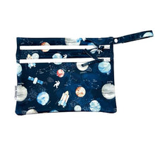 Load image into Gallery viewer, Outer Space - Waterproof Wet Bag (For mealtime, on-the-go, and more!) Mama Yay! Wet Bags Default Title Bib Bapron BapronBaby BLW Baby Led Weaning Toddler Feeding