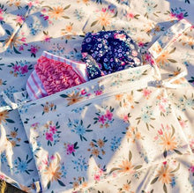 Load image into Gallery viewer, Pastel Floral - Waterproof Wet Bag (For mealtime, on-the-go, and more!)