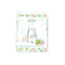 Load image into Gallery viewer, Pastel Floral Splash Mat - A Waterproof Catch-All for Highchair Spills and More!