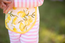 Load image into Gallery viewer, Fresh Squeezed Lemon Bapron Mama Yay! Bapron Toddler (6m - 3T),Preschool (3-5 Yrs) Bib Bapron BapronBaby BLW Baby Led Weaning Toddler Feeding