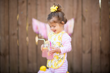 Load image into Gallery viewer, Fresh Squeezed Lemon Bapron Mama Yay! Bapron Toddler (6m - 3T),Preschool (3-5 Yrs) Bib Bapron BapronBaby BLW Baby Led Weaning Toddler Feeding