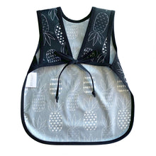 Load image into Gallery viewer, Monochrome Pineapple Bapron Mama Yay! Bapron Toddler (6m - 3T),Preschool (3-5 Yrs) Bib Bapron BapronBaby BLW Baby Led Weaning Toddler Feeding