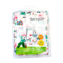 Load image into Gallery viewer, Pink Floral Caterpillar Splash Mat - from the World Of Eric Carle - A Waterproof Catch-All for Highchair Spills Mama Yay Splash Mats Default Title Bib Bapron BapronBaby BLW Baby Led Weaning Toddler Feeding