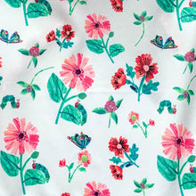 Load image into Gallery viewer, Pink Floral Caterpillar Splash Mat - from the World Of Eric Carle - A Waterproof Catch-All for Highchair Spills Mama Yay Splash Mats Default Title Bib Bapron BapronBaby BLW Baby Led Weaning Toddler Feeding