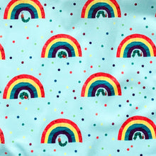 Load image into Gallery viewer, Rainbow Caterpillar Splash Mat - from the World Of Eric Carle - A Waterproof Catch-All for Highchair Spills Mama Yay Splash Mats Default Title Bib Bapron BapronBaby BLW Baby Led Weaning Toddler Feeding