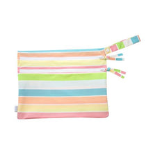 Load image into Gallery viewer, Rainbow Stripes - Waterproof Wet Bag (For mealtime, on-the-go, and more!)