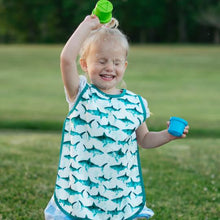 Load image into Gallery viewer, Shark Attack Bapron Mama Yay! Bapron Toddler (6m - 3T),Preschool (3-5 yrs) Bib Bapron BapronBaby BLW Baby Led Weaning Toddler Feeding
