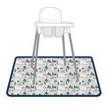 Load image into Gallery viewer, Adventure Awaits Splash Mat - A Waterproof Catch-All for Highchair Spills and More!