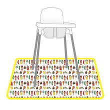 Load image into Gallery viewer, Food Parade Splash Mat - from the World Of Eric Carle - from the World Of Eric Carle - A Waterproof Catch-All for Highchair Spills