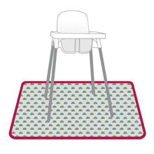 Load image into Gallery viewer, Rainbow Caterpillar Splash Mat - from the World Of Eric Carle - A Waterproof Catch-All for Highchair Spills