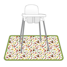Load image into Gallery viewer, Tropical Fruit Splash Mat - from the World Of Eric Carle - A Waterproof Catch-All for Highchair Spills and More! Mama Yay Splash Mats Default Title Bib Bapron BapronBaby BLW Baby Led Weaning Toddler Feeding