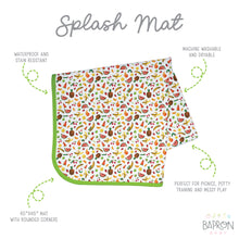 Load image into Gallery viewer, Tropical Fruit Splash Mat - from the World Of Eric Carle - A Waterproof Catch-All for Highchair Spills and More!